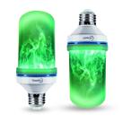 Lâmpada LED com efeito de chama Yewclls E26 Fire Bulb 1.8 W, pacote com 2