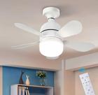Lampada Led Com Ventilador De Teto 5 Pás Controle Remoto Potente Lampada Led Com Ventilador De Teto 5 Pás Controle Remoto Potente