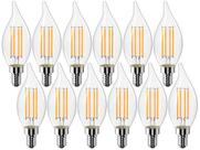 Lâmpada LED CYLYT E12 Chandelier 4W 2700K 470lm, pacote com 12