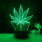 Lâmpada LED de atmosfera Night Light Maple Leaf para crianças