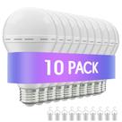 Lâmpada LED de emergência recarregável LHZHENG 12W 1500mAh 10Pk Lâmpada LED de emergência recarregável LHZHENG 12W 1500mAh 10Pk