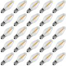 Lâmpada LED de Natal KGC C7 E12 Base 0.6W 2200K 50LM