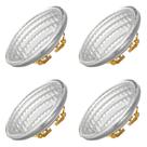Lâmpada LED de paisagem Maelsrlg PAR36 6W 600LM 3000K 12V, pacote com 4