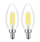 Lâmpada LED de vela de filamento Lamsky E14 4W 6000K (pacote com 2)