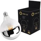 Lâmpada Led Defletora 4W E27 Biv G125 Retrô B. Quente Âmbar