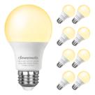 Lâmpada LED DEWENWILS 9W (equivalente a 60W) 3000K 760LM, pacote com 8 Lâmpada LED DEWENWILS 9W (equivalente a 60W) 3000K 760LM, pacote com 8
