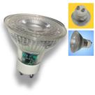 Lâmpada Led Dicróica 4W Gu10 Em Vidro Com Lente De Plástico