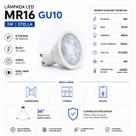 Lampada led dicroica stella mr16 3w 36 sth853365 bivolt 260lm gu10 irc80 branco frio 6500k para spot luz luminária interna destaque hall lavabo casa