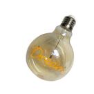 Lampada Led Dream Vintage Mensagem 4w Branco Quente Casa Comercio