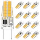 Lâmpada LED DUMILOO G8 regulável 3W 300lm 120V Branco quente 3000K
