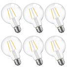 Lâmpada LED E ENERGETIC LIGHTING G25 (G80) 9W 2700K, pacote com 6