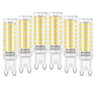Lâmpada LED Eco.Luma G9 6W 540lm 4000K regulável 110-130V, pacote com 6