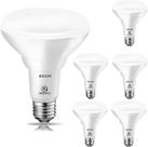 Lâmpada LED embutida E Energetic 65W BR30 650lm 5000K 6pk