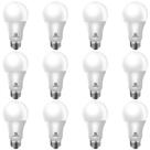 Lâmpada LED Energética 10W 1200lm 2700K A19 75W Equiv. 12 unidades
