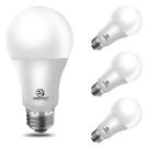 Lâmpada LED Energética Equivalente a 100 W A19 5000K E26, pacote com 4