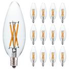 Lâmpada LED FANNIS C32 Candle Filament 4W (25W-40W) E12 12 unidades