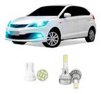 Lampada Led Farol Alto Chery Celer 2013 A 2014 20000lm