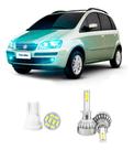 Lampada Led Farol Alto Fiat Idea 2005 A 2010 20000lm