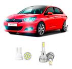 Lampada Led Farol Baixo Citroen C4 2010 A 2019 20000lm