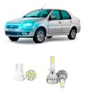 Lampada Led Farol Baixo Fiat Siena G4 2009 A 2013 20000lm Lampada Led Farol Baixo Fiat Siena G4 2009 A 2013 20000lm