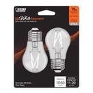 Lâmpada LED Feit Electric A15 E26 Soft White 75W, pacote com 2