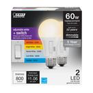 Lâmpada LED Feit Electric A19 12W 800lm 60W regulável