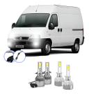 Lâmpada Led Fiat Ducato 2005 - 2016 H1 H7 V10 - Efeito Xênon H1 H7 Branco Led Branco