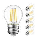 Lâmpada LED Filament Globe LVWIT G14 5,5 W (60 W) 2700K E26, pacote com 6