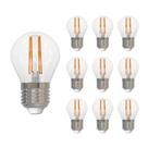 Lâmpada Led Filamento Avant Clear G45 6W 4000k E27 10 Und Lâmpada Led Filamento Avant Clear G45 6W 4000k E27 10 Und