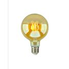 Lampada Led Filamento Bulbo Ambar G95 4W 3000K - Embuled