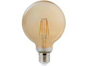 Lâmpada Led Filamento Retrô Globo G95 4W Amarelo 2200K