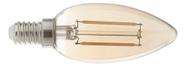 Lampada Led Filamento Vela Galaxy E14 C35 2W 2200K Bivolt