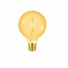 Lâmpada LED Filamento Vintage Taschibra G95 3W Âmbar