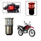 Lâmpada Led Freio 2 Polo 1157 50 Leds Moto NXR 150 Bros ESD