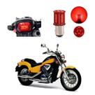 Lâmpada Led Freio 2 Polos Sequencial Strobo Moto VT 600C Shadow 1995 1996 1997 1998 1999 2000 2001 2002 2003 2004 2005 Lâmpada Led Freio 2 Polos Sequencial Strobo Moto VT 600C Shadow 1995 1996 1997 1998 1999 2000 2001 2002 2003 2004 2005
