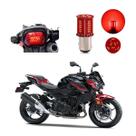 Lâmpada Led Freio 2 Polos Sequencial Strobo Moto Z 400 48CV 2019
