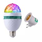 Lâmpada Led Giratória Colorida Rgb Festa Bola Maluca Bivolt 110/220 V