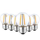 Lâmpada LED Globe Beonllay regulável 2W 2500K E26, pacote com 6