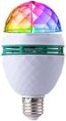 Lâmpada Led Globo Colorida Rotativa Giratória