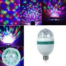 Lâmpada Led Globo Colorida Rotativa Giratória para Festas Boate Balada Eventos Música Bola Maluca Divertida Rosqueada Soquete Alta Luminosidade