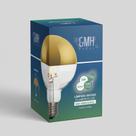 Lâmpada LED Globo Vintage GMH 6W Bivolt E27 Luz Amarela, Retrô, Econômica e Decorativa