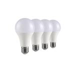 Lâmpada LED GODUORA Tipo A, máx. 150 W, 3 vias, 3000 K, E26, pacote com 4