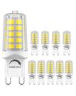 Lâmpada LED GOHDLAMP G9 regulável 4W (equivalente a 40W) 5000K 450LM