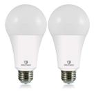 Lâmpada LED Great Eagle de 3 vias A21 50/100/150W 2700K, pacote com 2