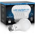 Lâmpada LED Great Eagle Lighting 14W 5000K 1500lm A19, pacote com 6