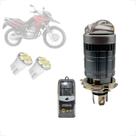 Lâmpada Led H4 Farol Alto e Baixo Stallion M01F Honda XRE 300 2010 2011 2012 2013 2014 2015 2016 2017 2018 2019 até 2023
