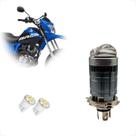 Lâmpada Led H4 Farol Alto e Baixo Stallion M01F Moto Honda NXR 160Bros 2015 2016 2017 2018 2019 2020 2021 2022 2023