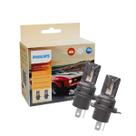 Lâmpada Led H4/H19 Philips Ultinon Classic 12/24V 20W 3500k 80% + Iluminação Par Lâmpada Led H4/H19 Philips Ultinon Classic 12/24V 20W 3500k 80% + Iluminação Par