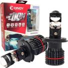 Lâmpada Led H4 Mini Projetor Zoom Slim 10000lm 12v 24v Cinoy