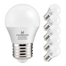Lâmpada LED Hansang E26 6W 600lm 2700K Warm White A15 120V, pacote com 6